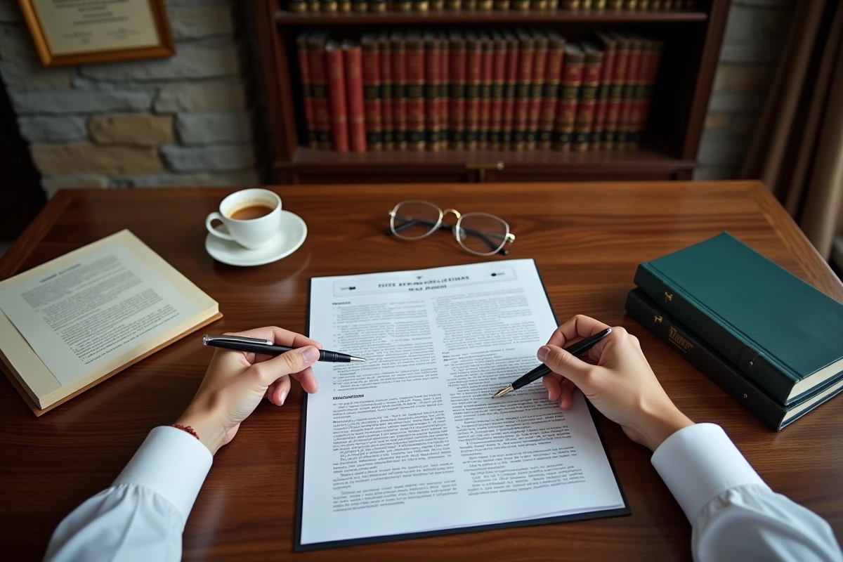 Mains d'un expert fiscal signant un contrat de conformité fiscale lié au principe de pleine concurrence selon l'article 57 du CGI